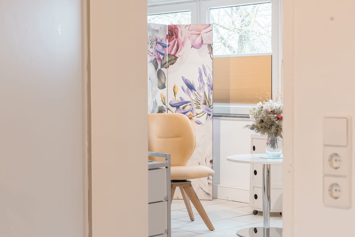 Wartebereich im Studio Hannover Beauty